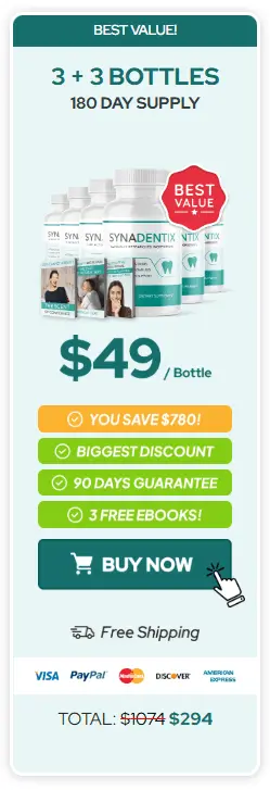 Synadentix 49 6 bottles bundle