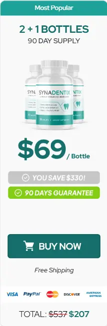 Synadentix 59 and 3 bottles bundle